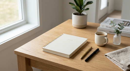 Soft Minimalist Notebook